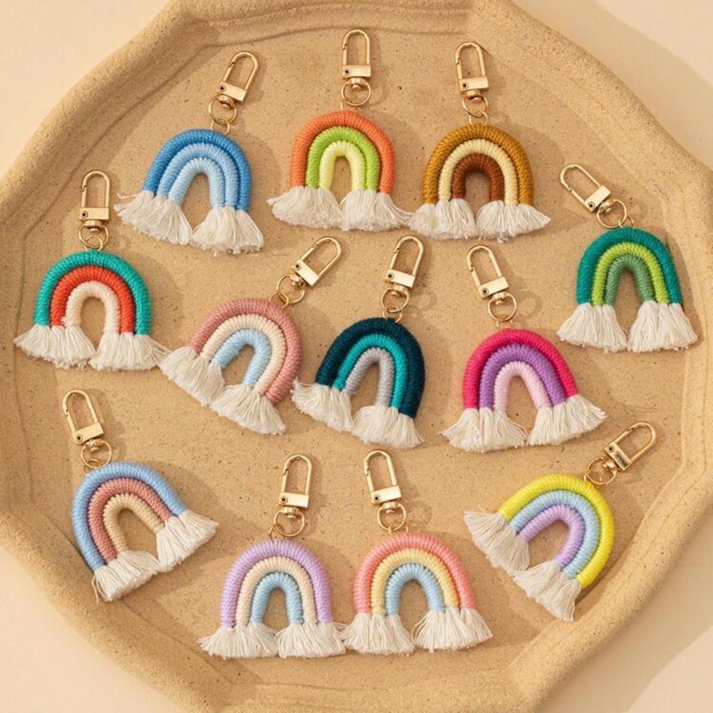 Colorful Rainbow Keychain *buyers choice